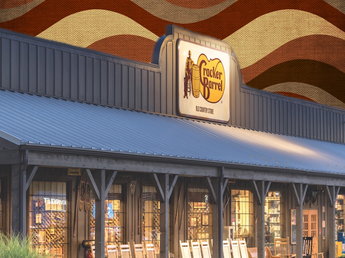 Backgrounds, brown, waves, retro, Cracker Barrel