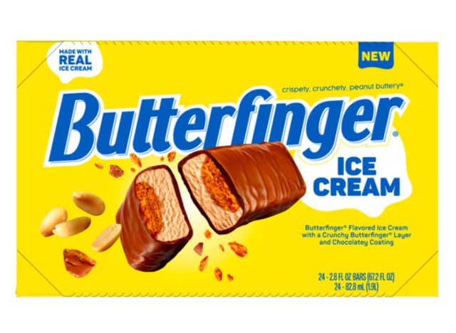 Butterfinger Ice Cream Bars