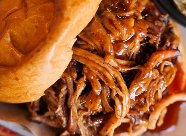 Mission BBQ Pulled Pork Sandwich