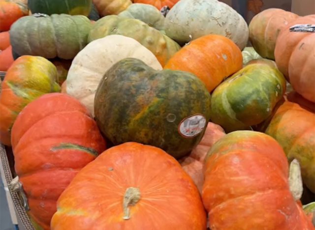 Heirloom pumpkins at Costco