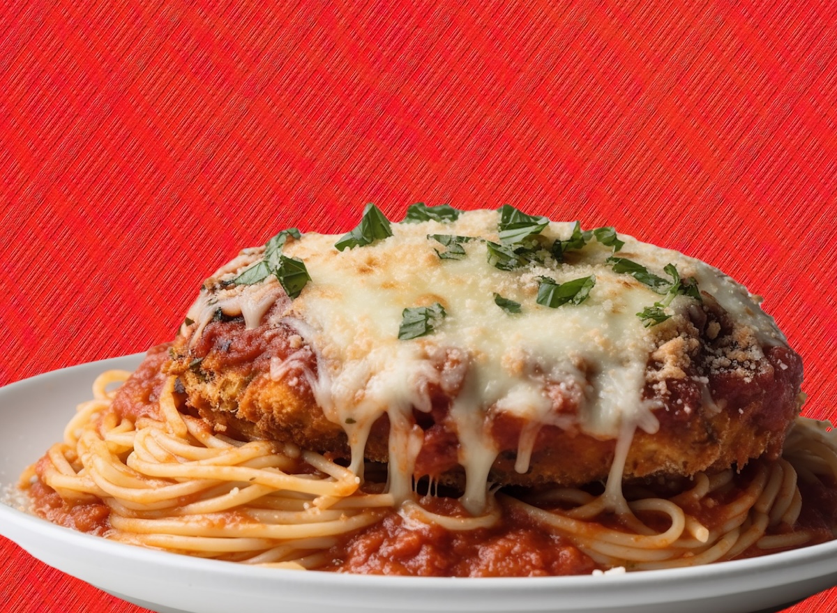 Red, chicken parm
