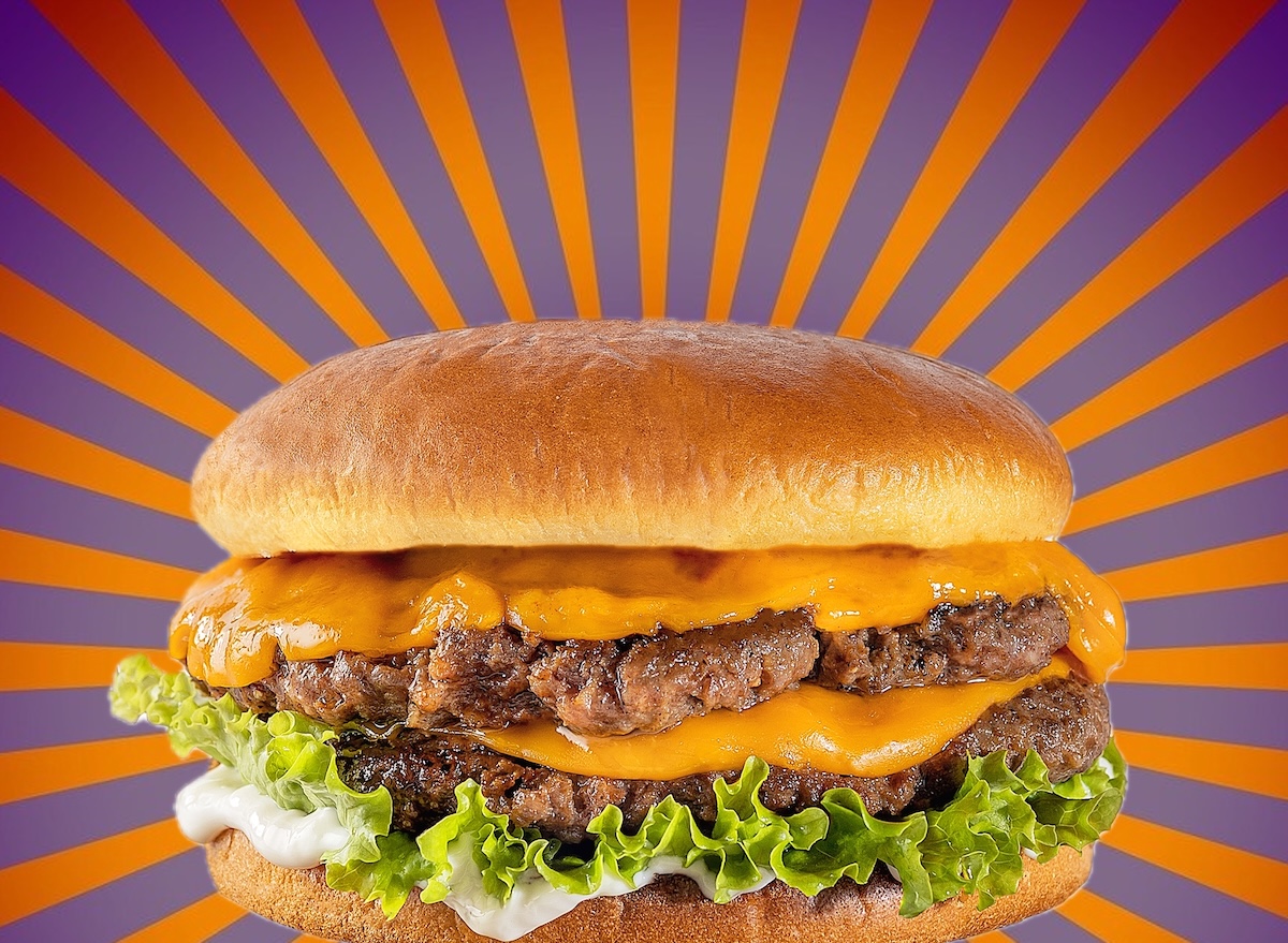 Retro, smash burger