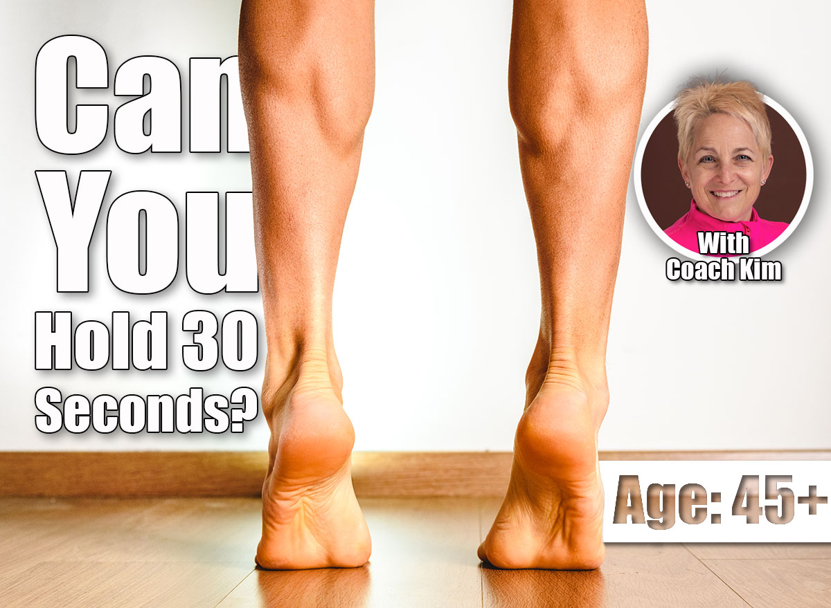 Muscles of the posterior leg, soleus and gastrocnemius muscle, photo of an athlete. If You Can Hold This Simple Stretch for 30 Seconds at 45+, Your Mobility Is Elite. Cover