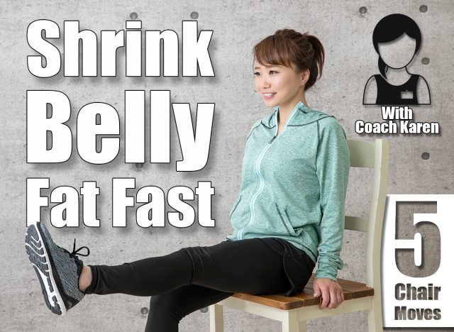 The woman who trains using a chair. 5 Chair Exercises That Shrink Your Stomach Pooch Faster Than Cardio After 45. Cover