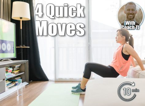 4 Moves To Sculpt Your Body During Commercials