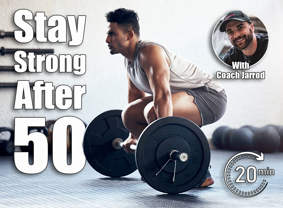 Workout, weightlifting and man doing deadlift training with strength, weights and motivation in fitness gym. Bodybuilder, sport and strong athlete doing power exercise with a dumbbell at health club. 5 Classic Strength Moves Every Man Over 50 Should Still Be Able to Do. Cover