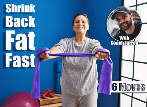 6 Standing Exercises to Eliminate Back Fat After 45