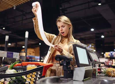 From bacon to bread, shoppers say these grocery staples are shockingly expensive.