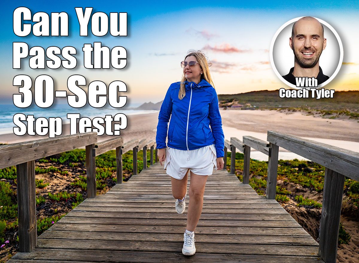 At 60, This 30-Second Step Count Means You’re Elite