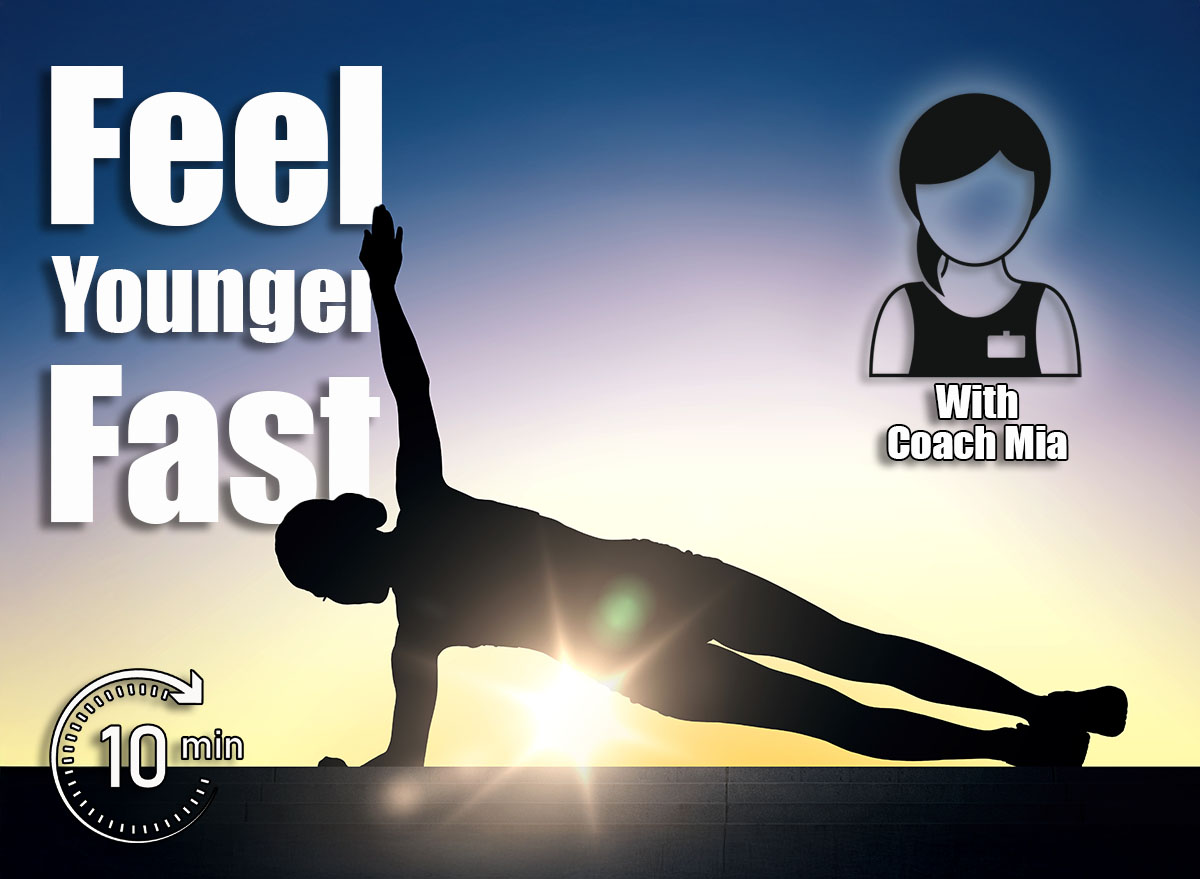 fitness, sport, exercising, training and people concept - woman doing plank exercise on stairs over sun light background. 5 Morning Moves That Beat Anti-Aging Supplements After 45—No Equipment Needed. Cover