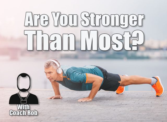 Fitness middle aged man doing push-ups on the riverside. Male athlete exercising outdoors. Sports and active lifestyle. 5 Moves That Show Whether You're Stronger Than Most After 50. Cover