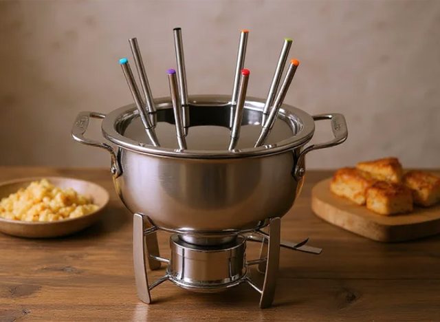 All-Clad 13-piece Stainless Steel Fondue Set