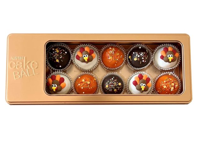 Austin Cake Ball Thanksgiving Collection 12 Cake Balls