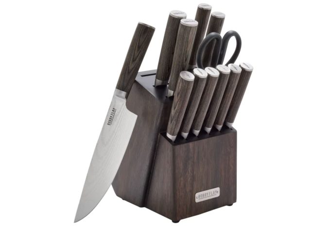 Bobby Flay by GreenPan Stainless Steel 13-piece Knife Block Set