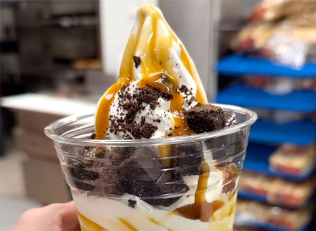 Caramel Brownie Sundae at Costco