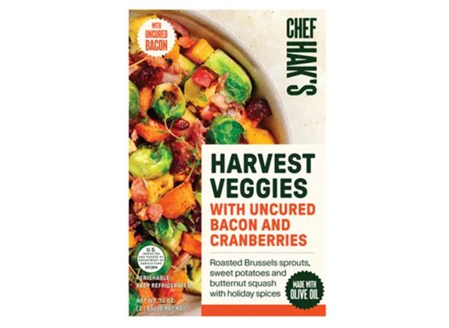 Chef Hak's Harvest Veggies with Uncured Bacon and Cranberries