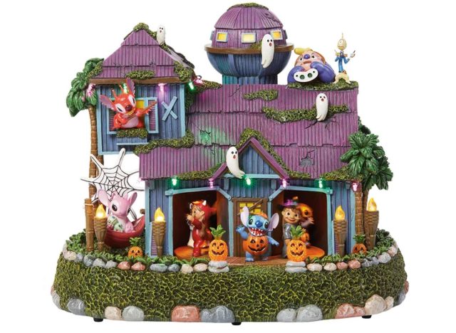 Disney Animated Stitch Halloween House with Lights And Music