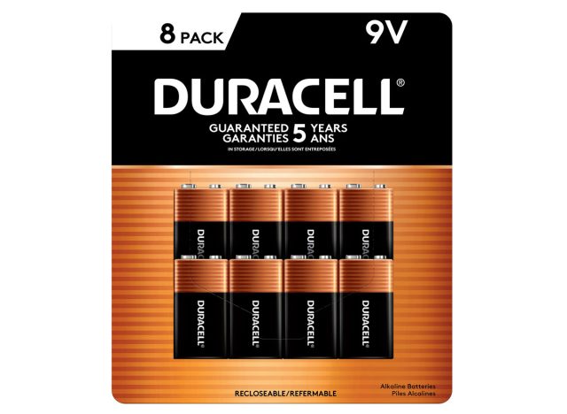 Duracell 9V Alkaline Batteries