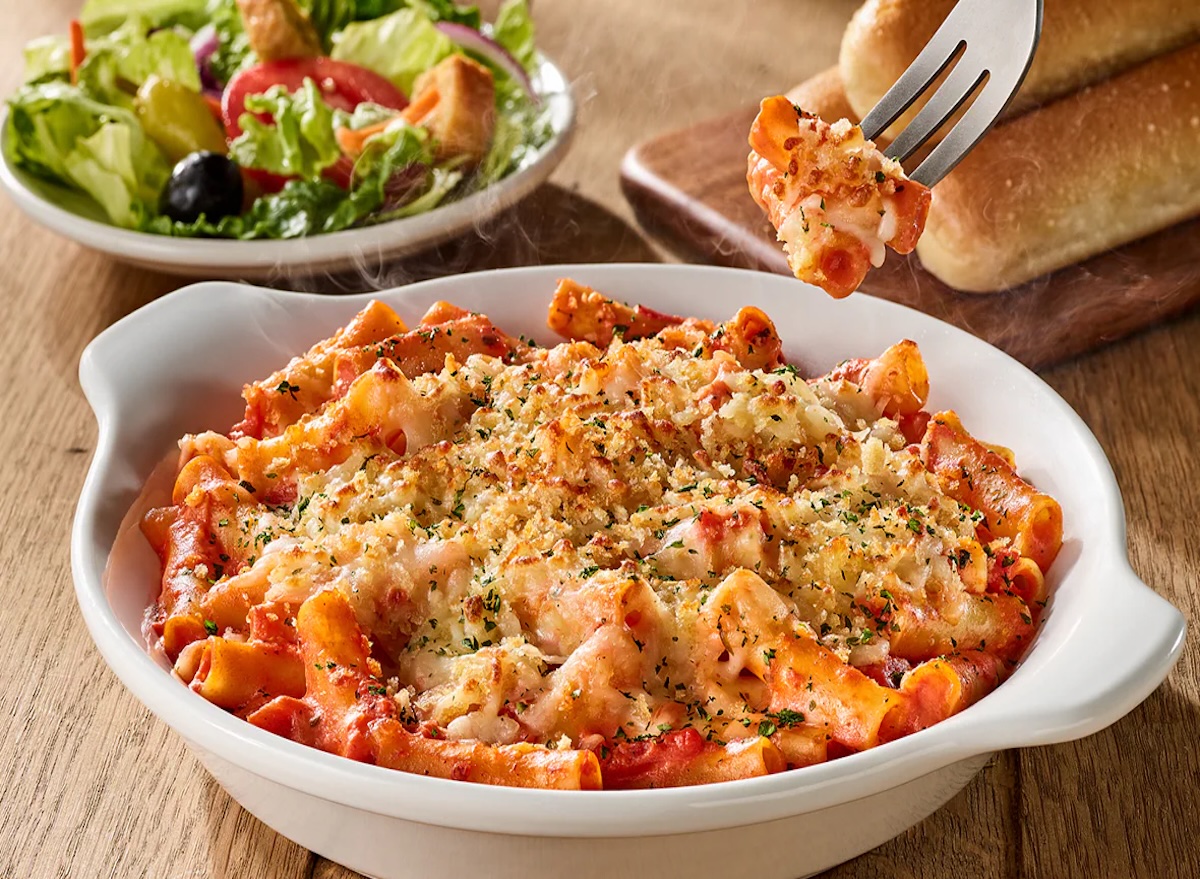 Five Cheese Ziti, Olive Garden, new, menu, save money, restaurants, chains