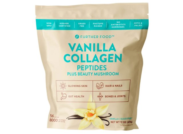 Further Food Grass-Fed Collagen Peptides Powder Plus Mushroom, Vanilla