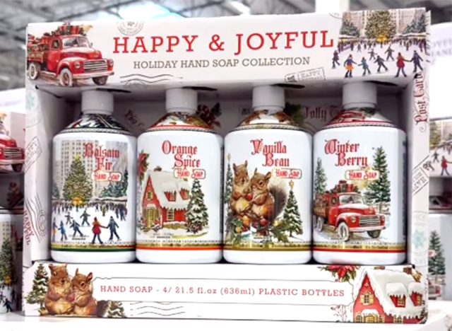 Happy Joyful Holiday Hand Soap Collection