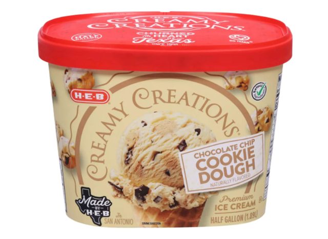 H‑E‑B Creamy Creations Chocolate Chip Cookie Dough Ice Cream