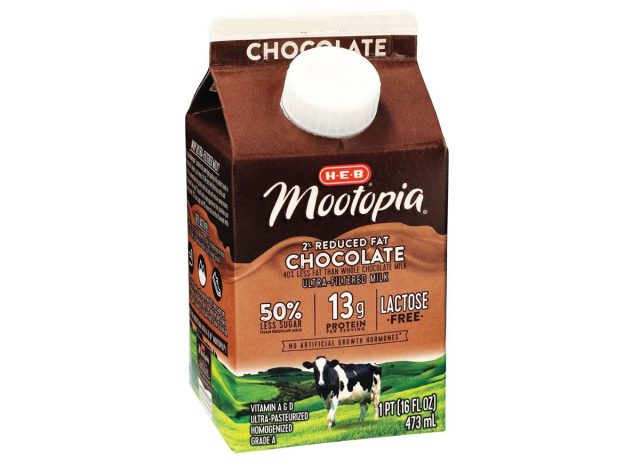 H‑E‑B Mootopia Lactose-Free 2% Reduced Fat Chocolate Milk