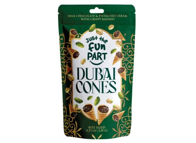Just the Fun Part Dubai Chocolate Mini Waffle Cone