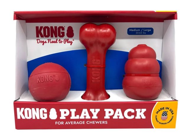 KONG Classic Dog Toys, 3-count