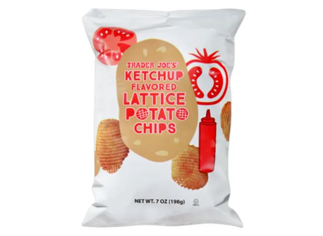 Ketchup Flavored Lattice Potato Chips