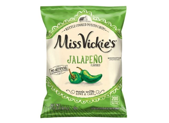 Miss Vickie's Kettle Cooked Potato Chips, Jalapeno