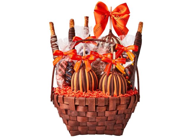 Mrs Prindables Grand Fall Caramel Apple Gift Basket