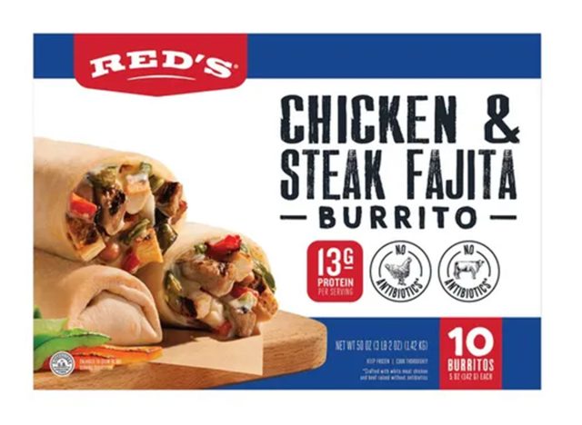 Red's Grilled Chicken & Steak Fajita Burritos