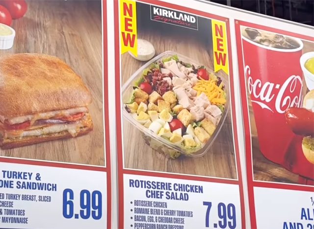 Rotisserie Chicken Chef Salad at Costco