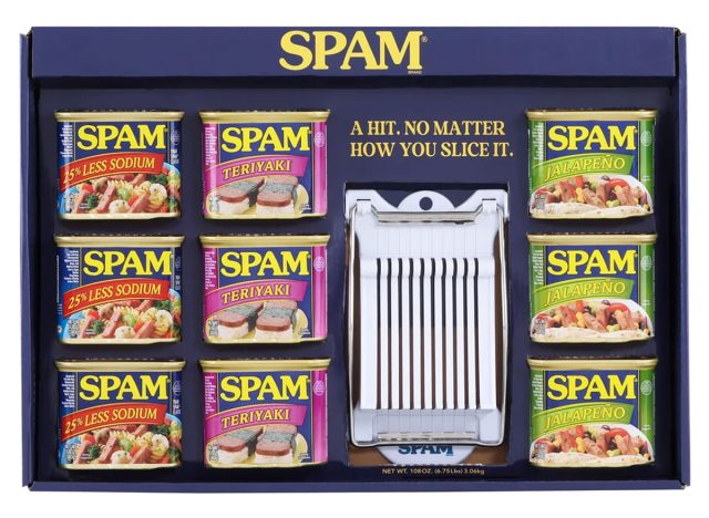 SPAM Variety Gift Set, 9 Tins With Slicer