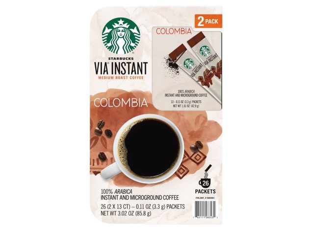 Starbucks VIA Instant Colombia Coffee, Medium Roast
