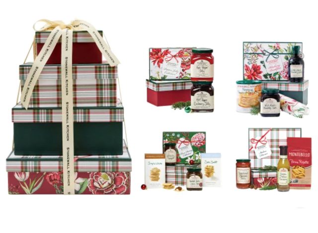 Stonewall Kitchen Holiday 4-Box Gift Tower
