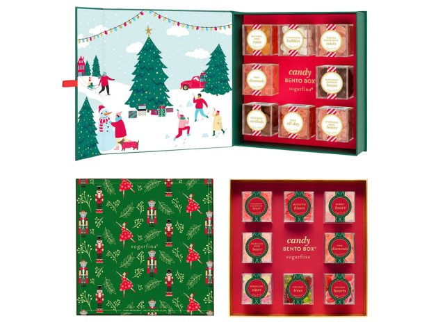 Sugarfina Winter Village and Nutcracker, 8 Piece Candy Bento Box
