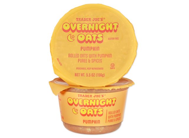 Trader Joe's Overnight Oats Pumpkin 