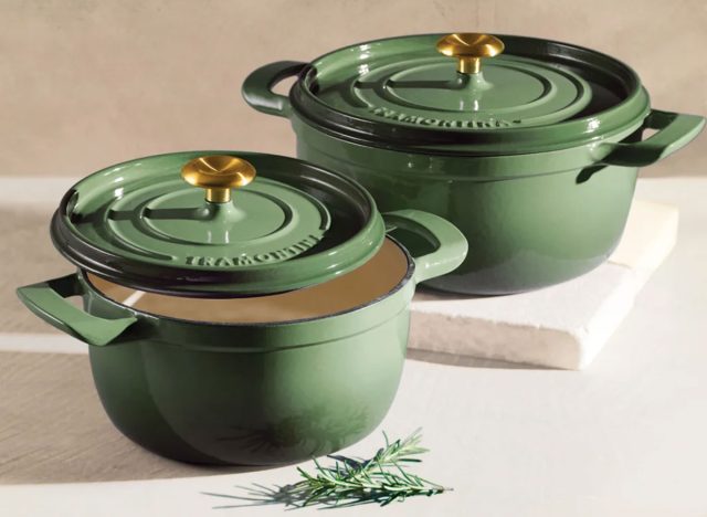 Tramontina 4-quart & 6-quart Enameled Cast Iron Round Dutch Oven