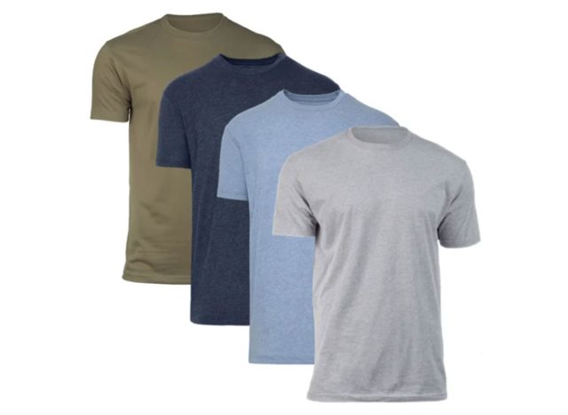 True Classic Men's Classic Crew Neck Tee, 4-pack
