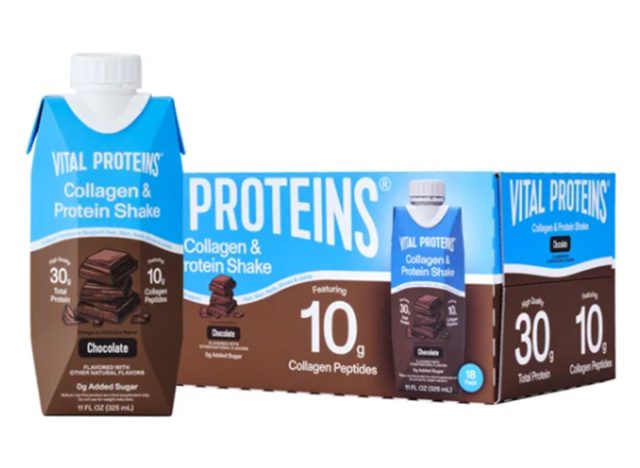 Vital Proteins 10g Collagen and 30g Total Protein Shake, Chocolate
