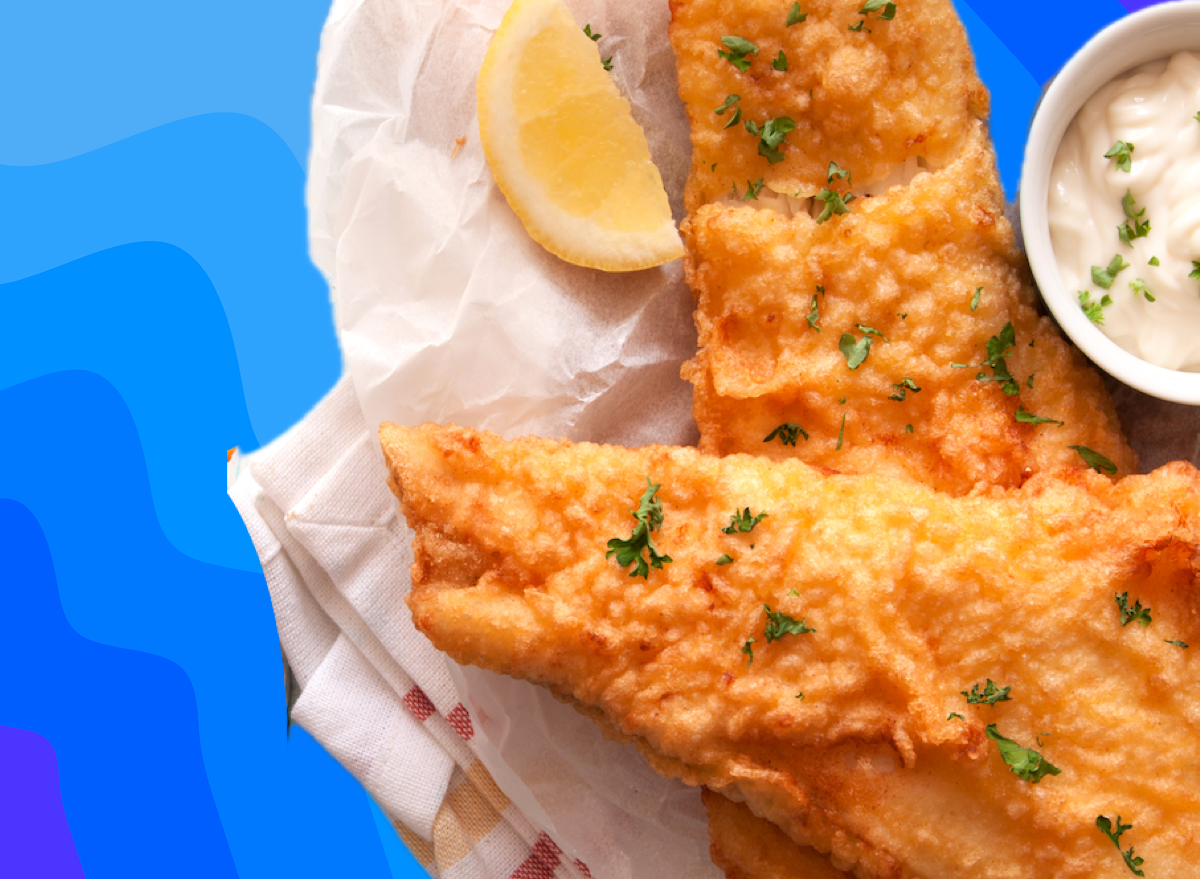 Abstract, fish & chips