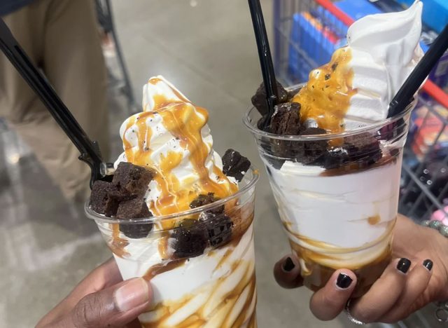 Caramel Brownie Sundae at Costco