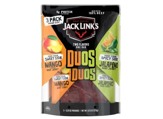 Jack Link's Duos Beef Jerky, Mango and Jalapeño