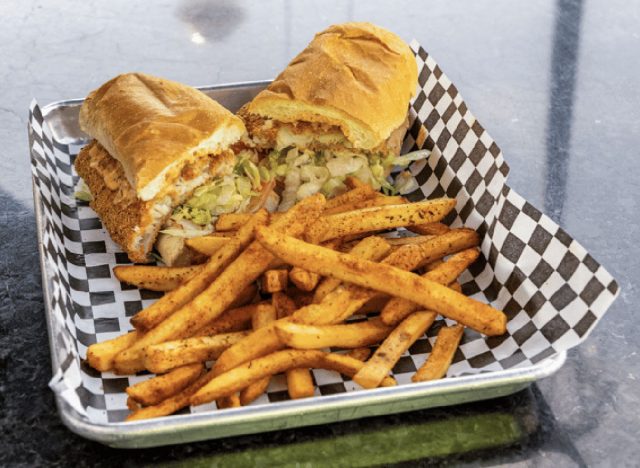 Louisiana Charlie's Catfish PoBoy