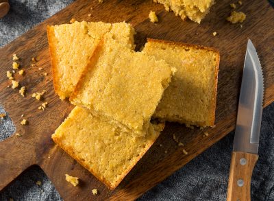 Sweet Corn Bread Ready to Eat