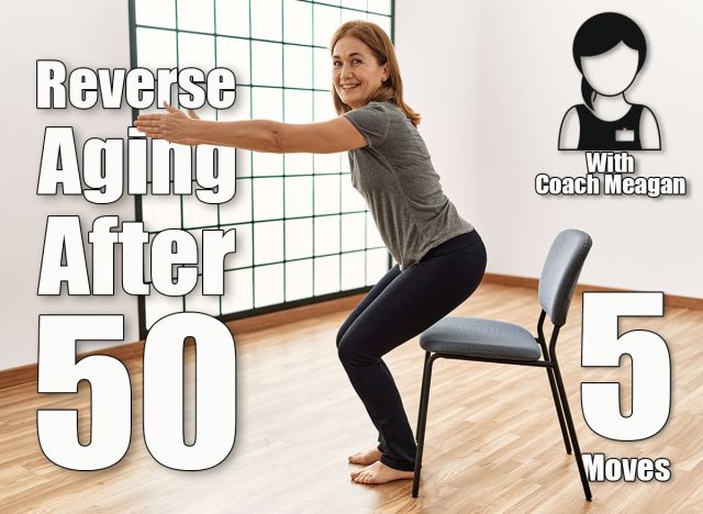 Middle age caucasian woman smiling confident training at sport center. 5 Standing Exercises That Reverse Aging Better Than Gym Workouts After 50. Cover