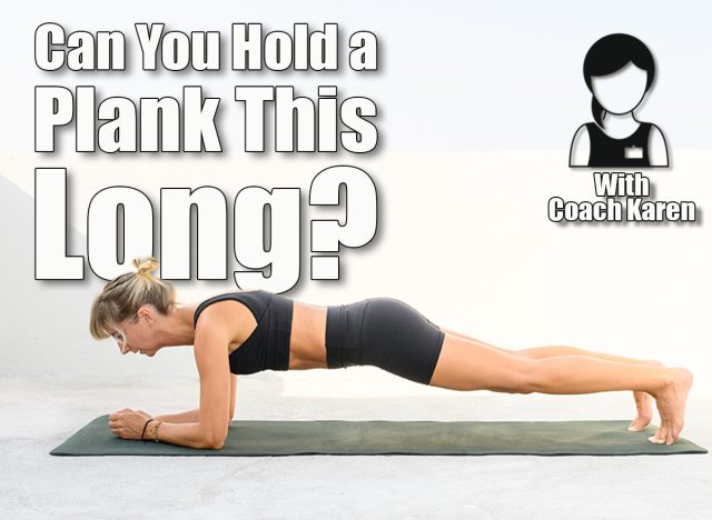 Young Athlete Female in Plank Pose. Over 45? If You Can Hold This Kind of Plank This Long, Your Core Is Elite. Cover