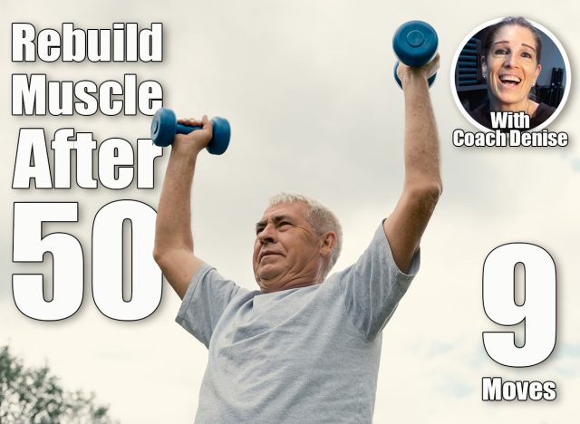 Senior man working out outdoors. Person lifting dumbbells. Old male exercising at park. Healthy people lifestyle. Active sport training. Older elderly sportsman doing fitness exercise. Workout session. 9 Essential Exercises for Men To Prevent Muscle Loss After 50 – UPDATE Cover
